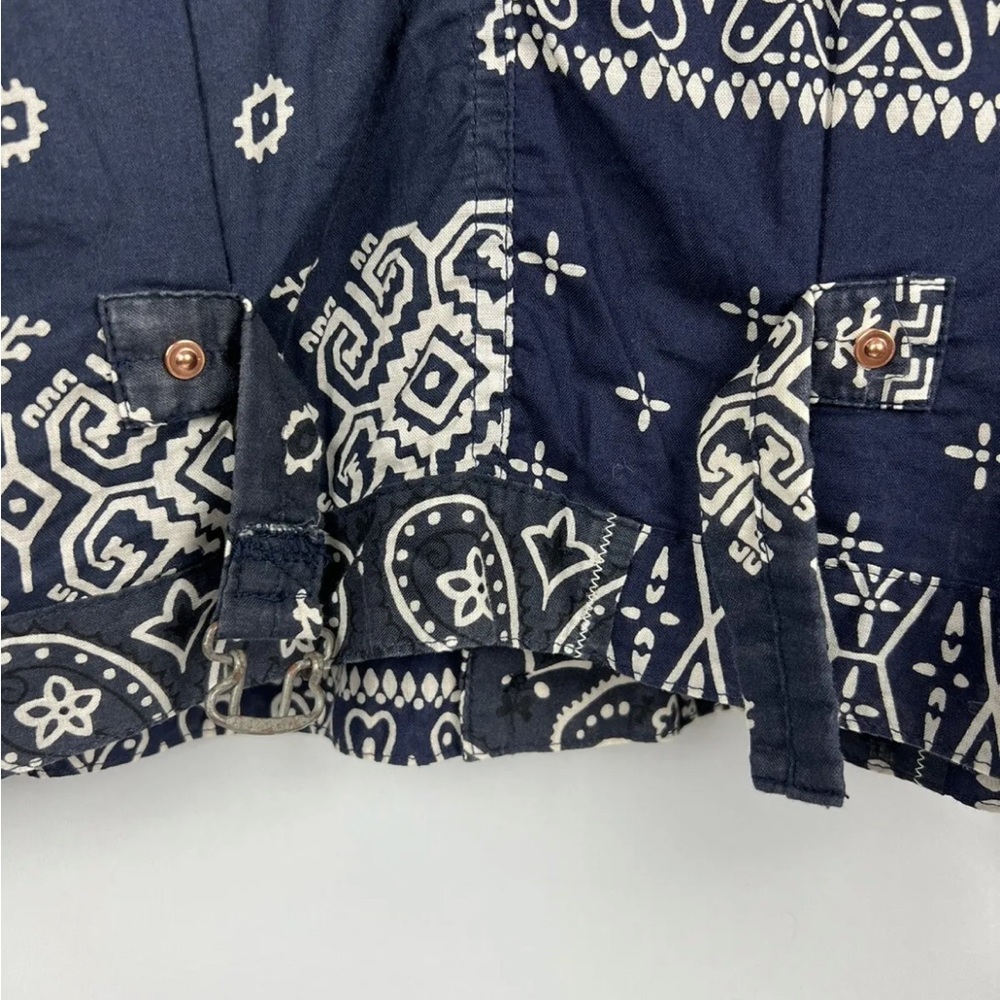 Kapital Kountry Remake Bandana Patchwork Trucker Jacket Men’s 4 Navy/Indigo - Picture 8 of 10